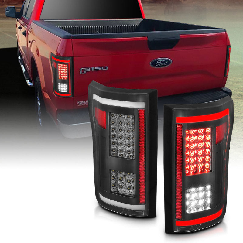 Anzo Ford F-150 15-17 L.E.D Tail Lights G2 Smoke