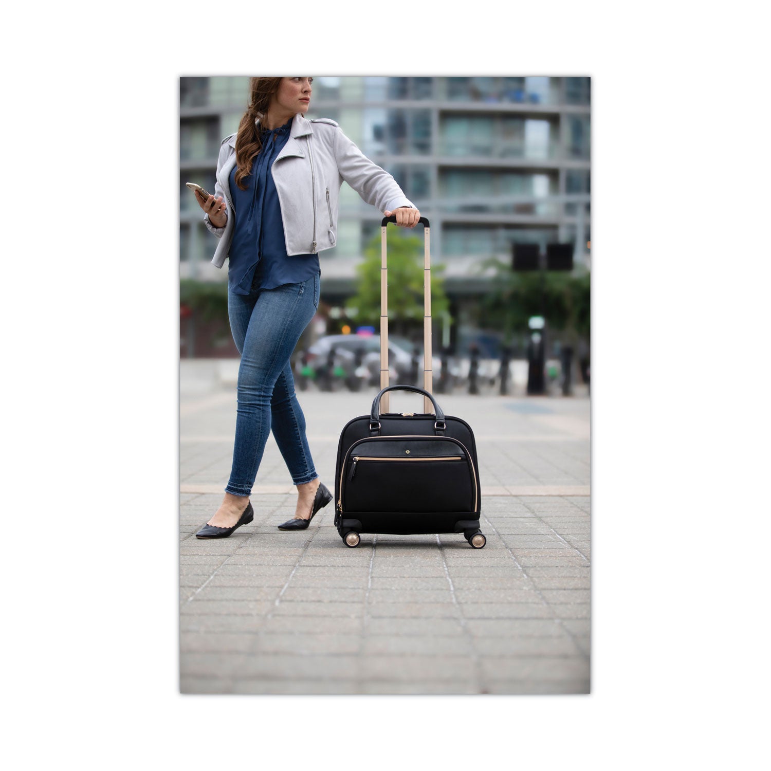 Samsonite Mobile Solution Mobile Office Case, Fits Devices Up to 15.6", Nylon, 16.5 x 7 x 15.5, Black