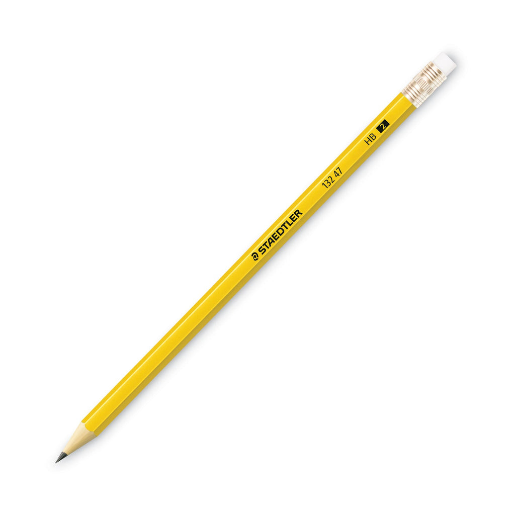 Staedtler Woodcase Pencil, HB (#2), Black Lead, Yellow Barrel, 144/Pack