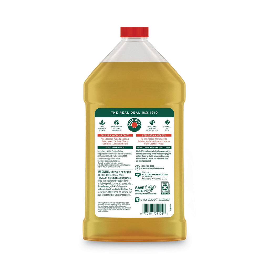 Murphy Original Wood Cleaner, Liquid, 32 oz Bottle, 9/Carton