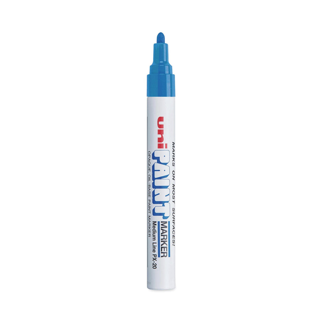 uni Permanent Marker, Medium Bullet Tip, Blue