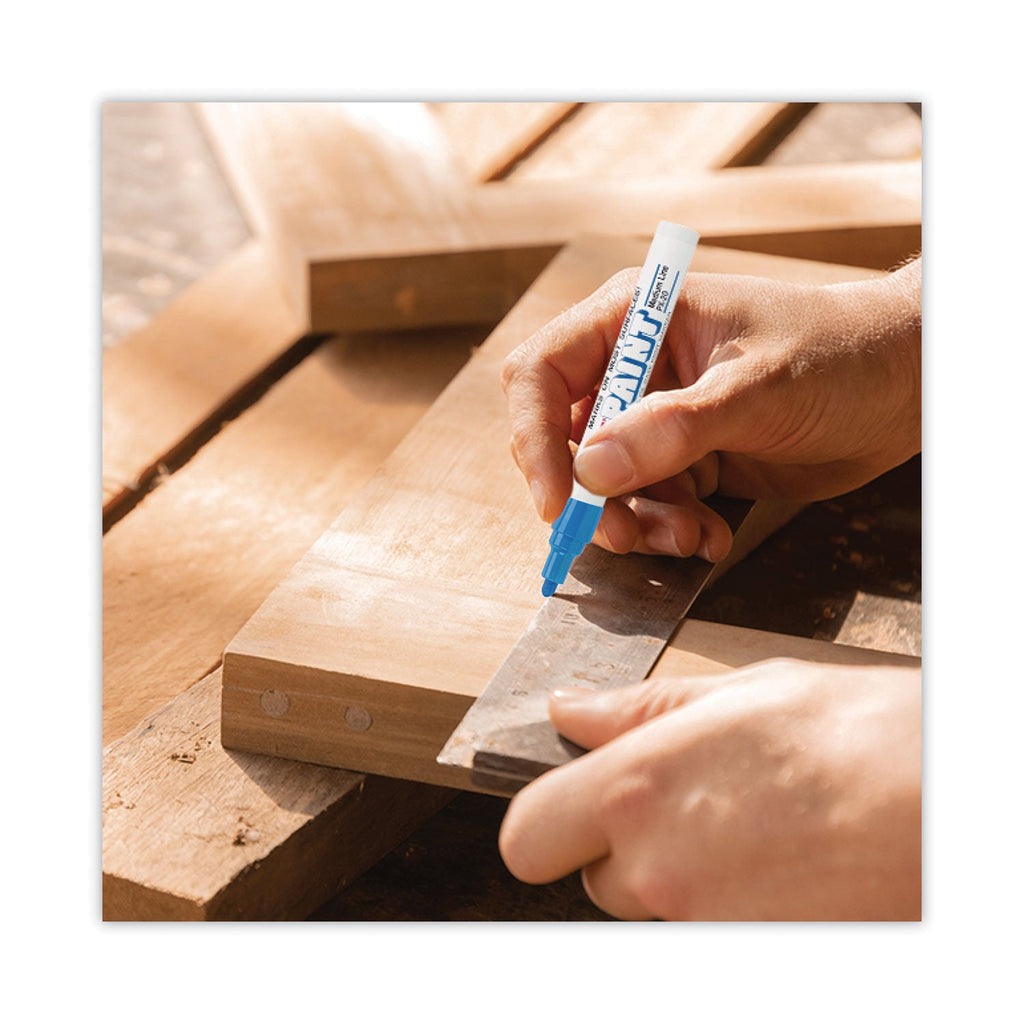 uni Permanent Marker, Medium Bullet Tip, Blue