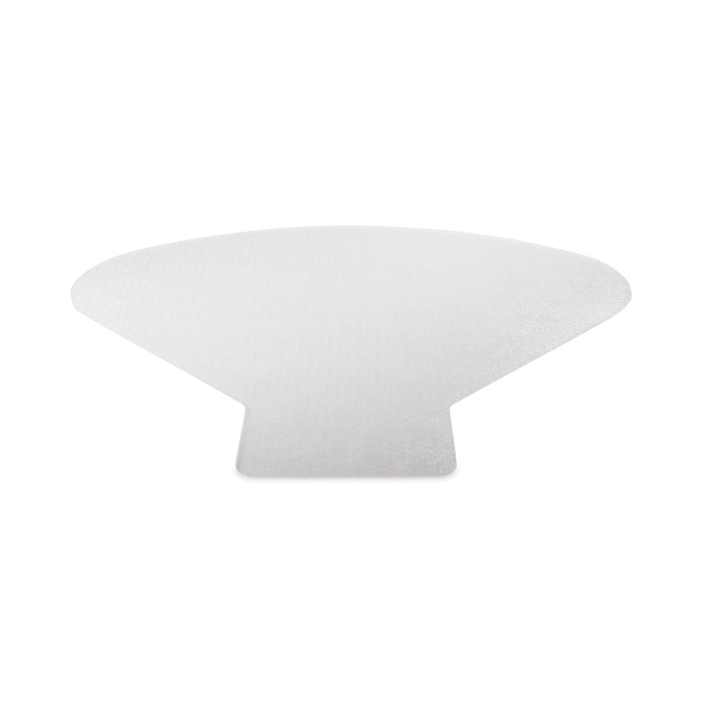 deflecto SuperMat Frequent Use Chair Mat, Medium Pile Carpet, 60 x 66, L-Shape, Clear
