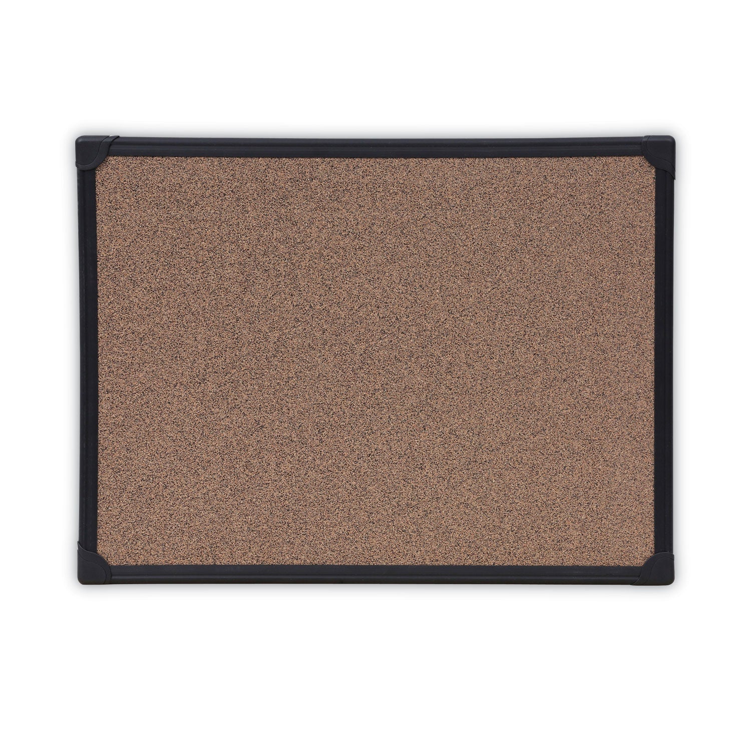 Universal Tech Cork Board, 24 x 18, Cork, Black Frame
