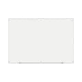 Universal Frameless Glass Marker Board, 72" x 48", White