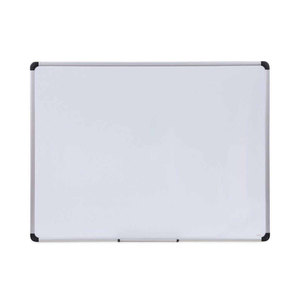 Universal Magnetic Steel Dry Erase Board, 48 x 36, White, Aluminum Frame