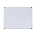Universal Magnetic Steel Dry Erase Board, 48 x 36, White, Aluminum Frame