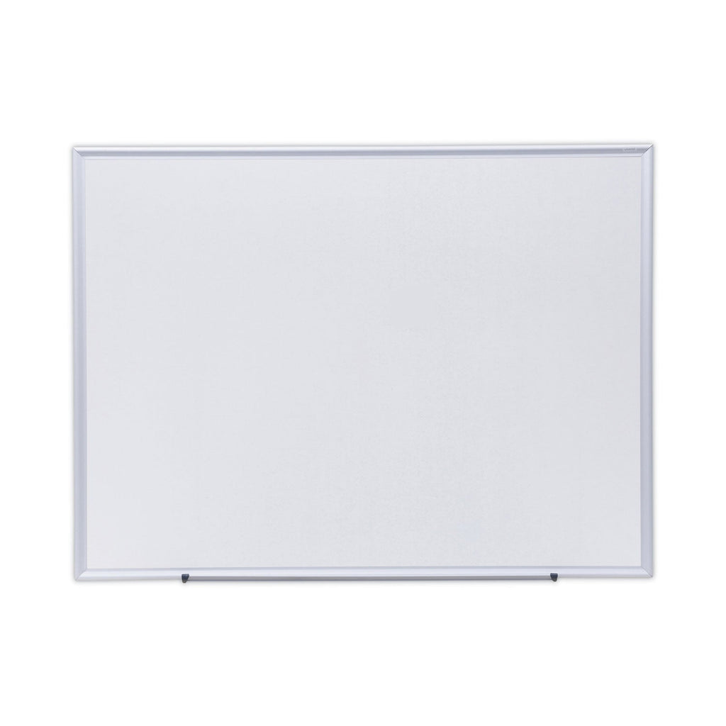 Universal Dry Erase Board, Melamine, 48 x 36, Aluminum Frame