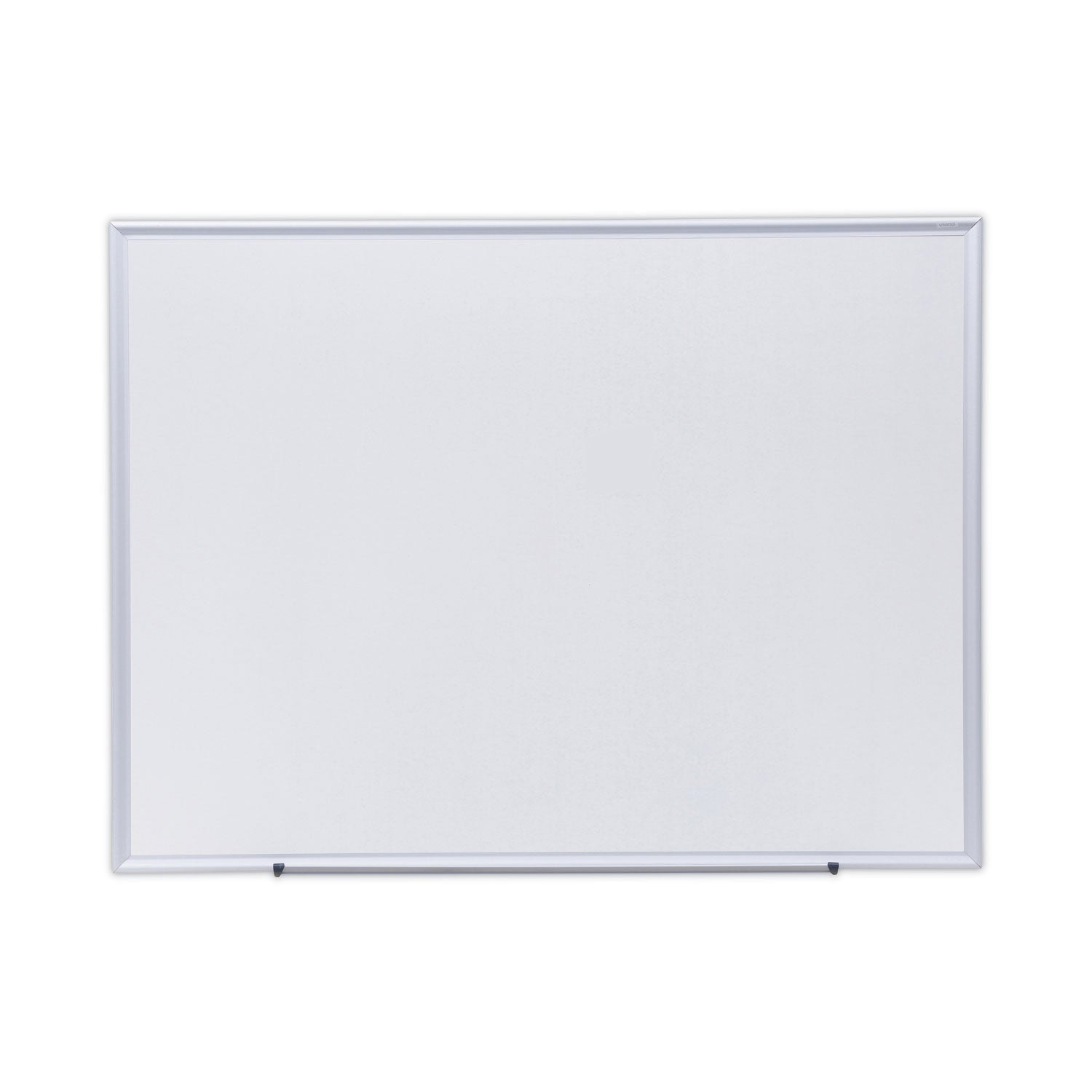 Universal Dry Erase Board, Melamine, 48 x 36, Aluminum Frame