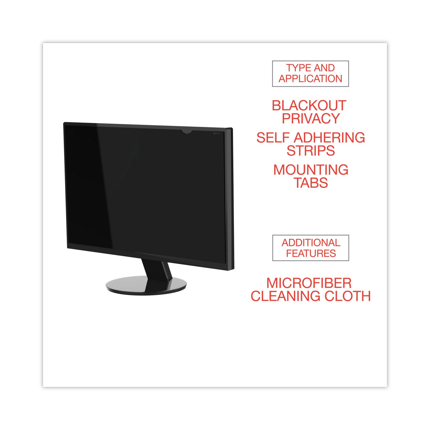 Innovera Blackout Privacy Filter for 17" Widescreen Notebook/LCD, 16:10 Aspect Ratio