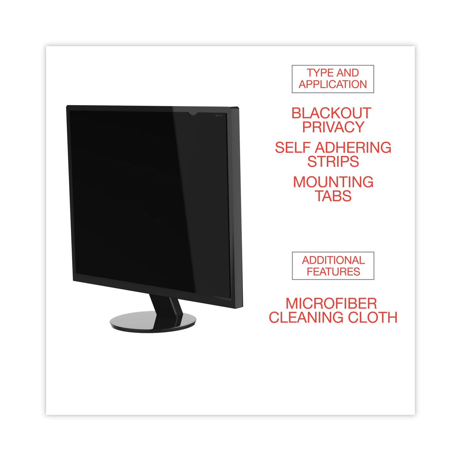 Innovera Blackout Privacy Filter for 19" LCD