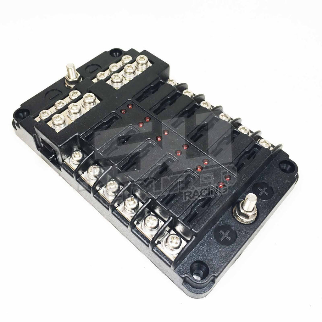 12 Way Standard LED Circuit Screw Fuse Block