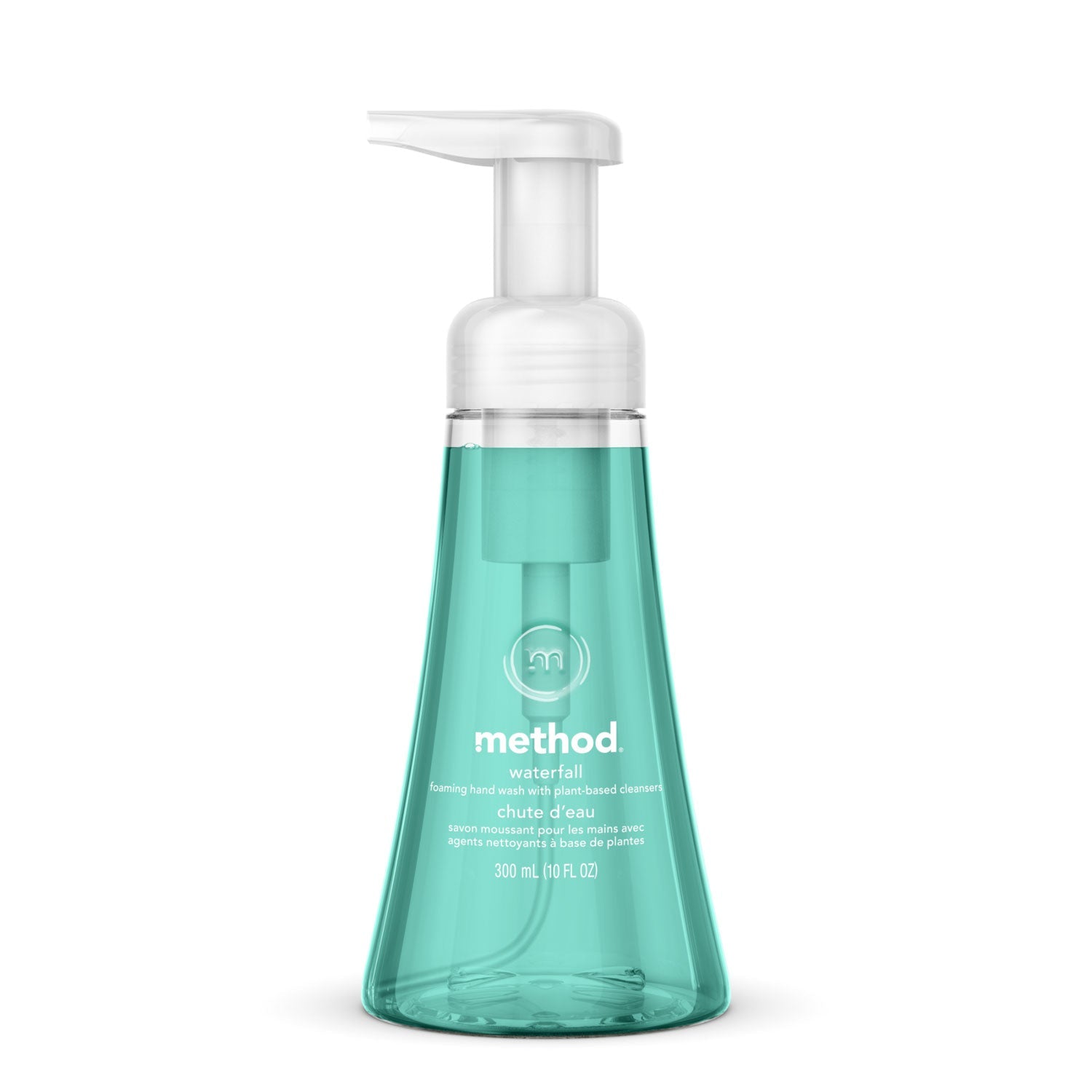 Method Foaming Hand Wash, Waterfall, 10 oz Pump Bottle, 6/Carton