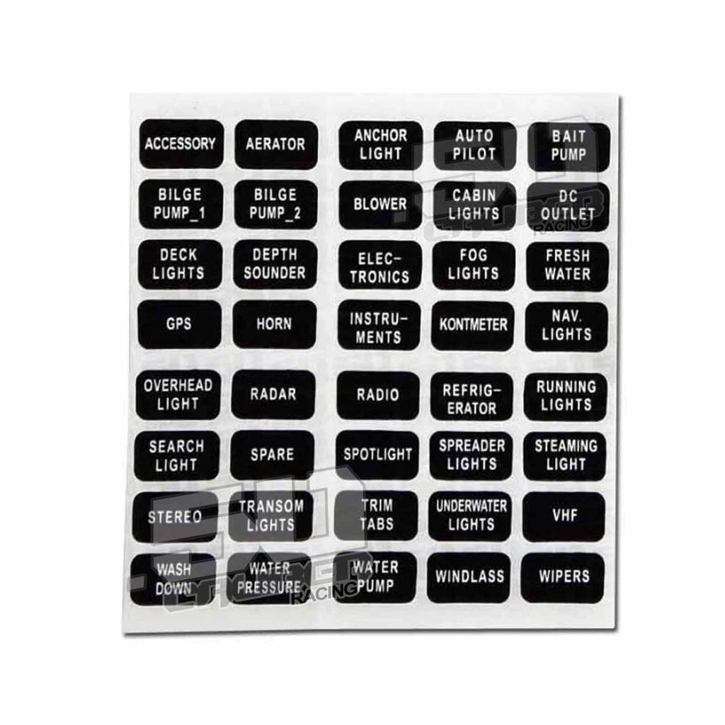 6 Way Screw 12V Fuse Block with Ground Terminals