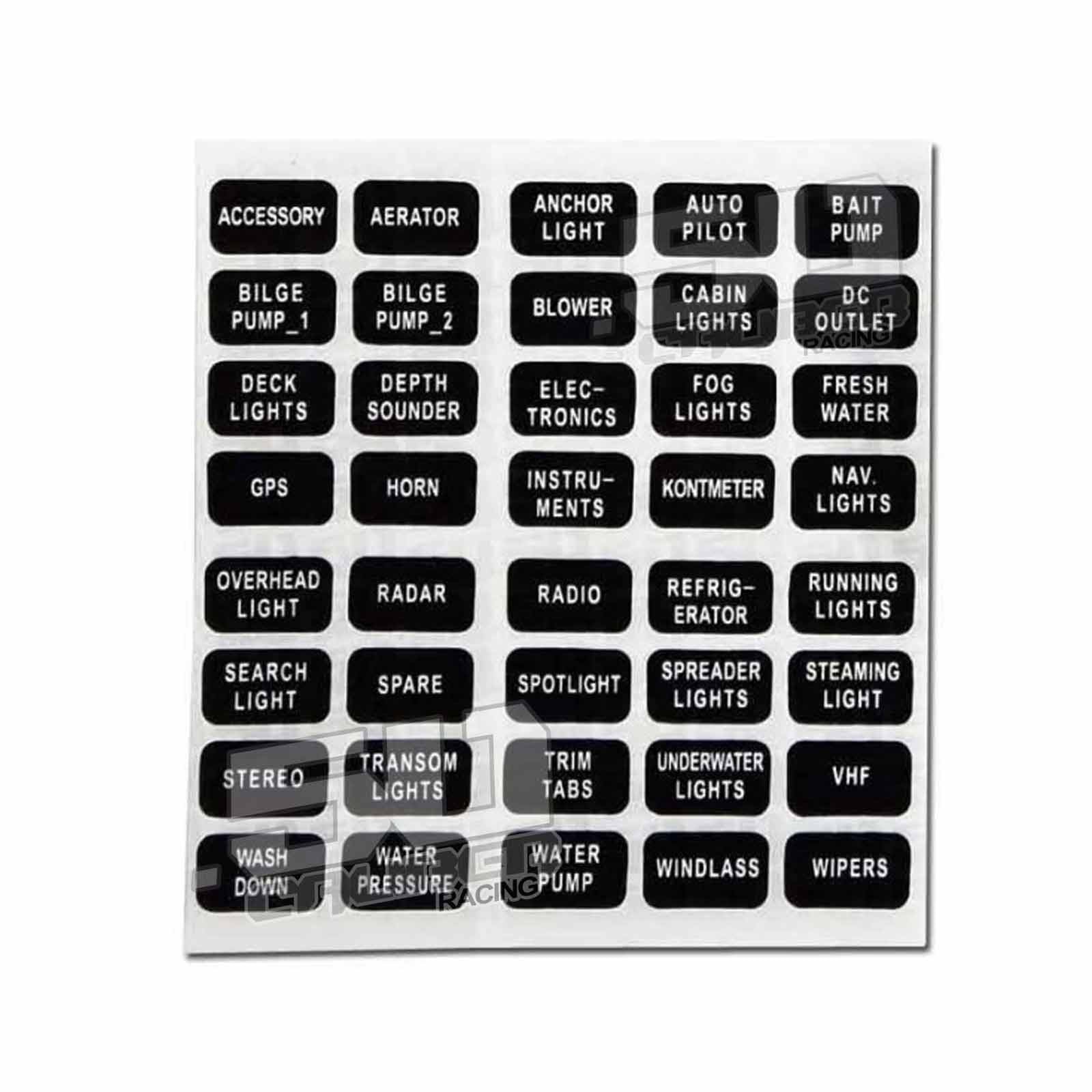 6 Way Screw 12V Fuse Block with Ground Terminals