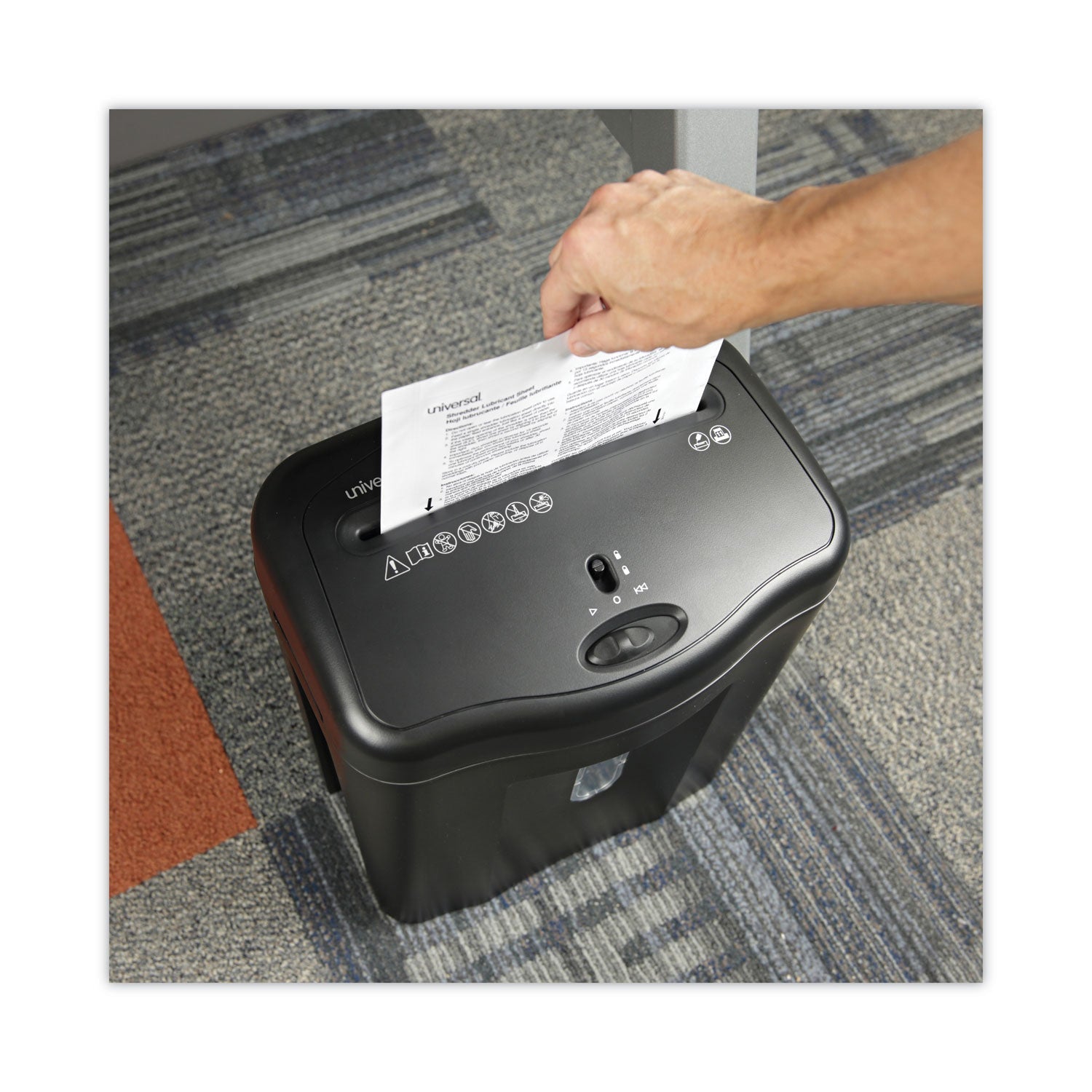Universal Shredder Lubricant Sheets, 5.5 x 2.8, 24 Sheets/Pack