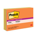 Post-it Meeting Notes in Energy Boost Collection Colors, 6" x 4", 45 Sheets/Pad, 8 Pads/Pack