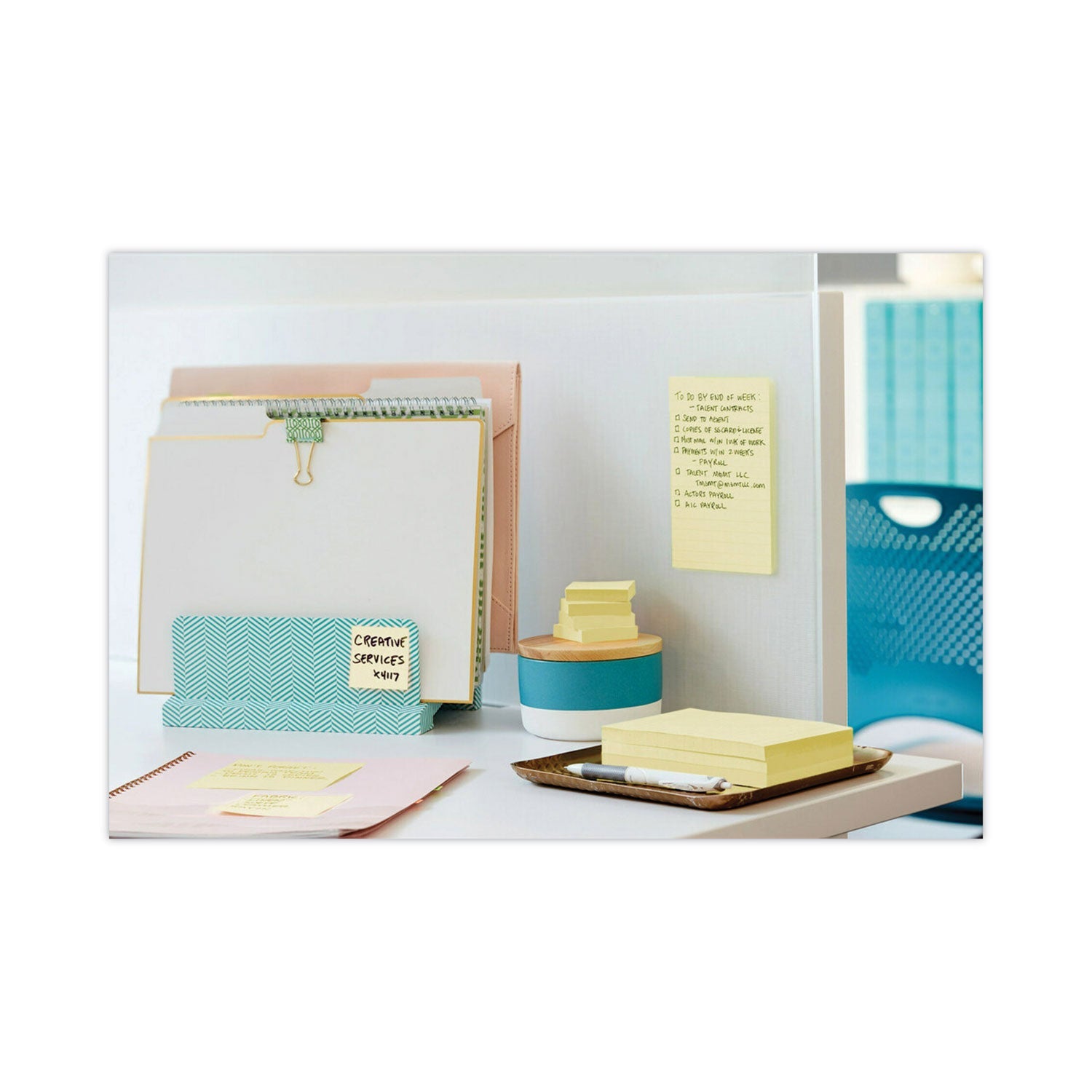 Post-it Pads in Canary Yellow, 1.88" x 1.88", 90 Sheets/Pad, 10 Pads/Pack