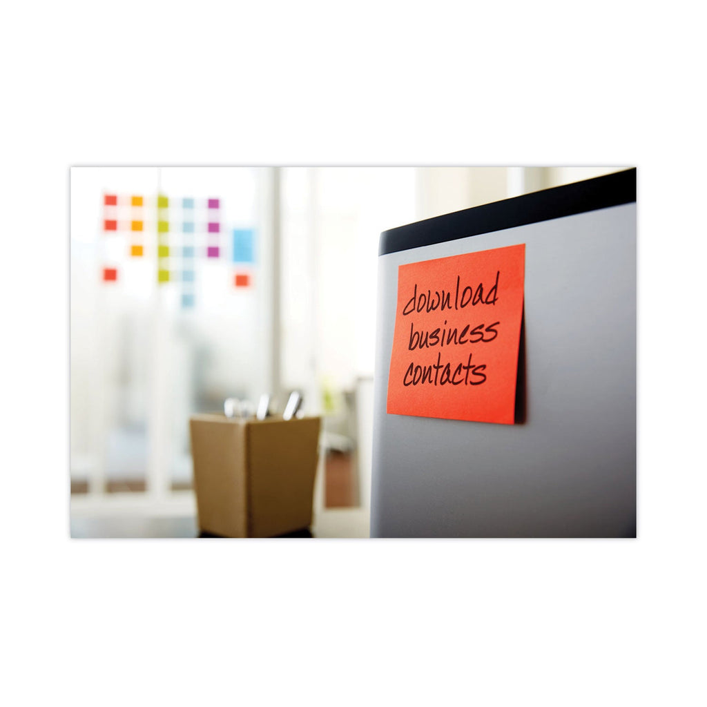 Post-it Pads in Playful Primary Collection Colors, Cabinet Pack, 3" x 3", 70 Sheets/Pad, 24 Pads/Pack