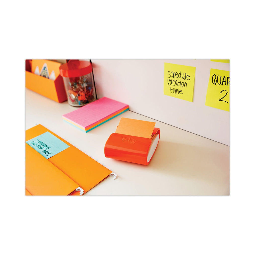 Post-it Pop-up 3 x 3 Note Refill, 3" x 3", Energy Boost Collection Colors, 90 Sheets/Pad, 18 Pads/Pack