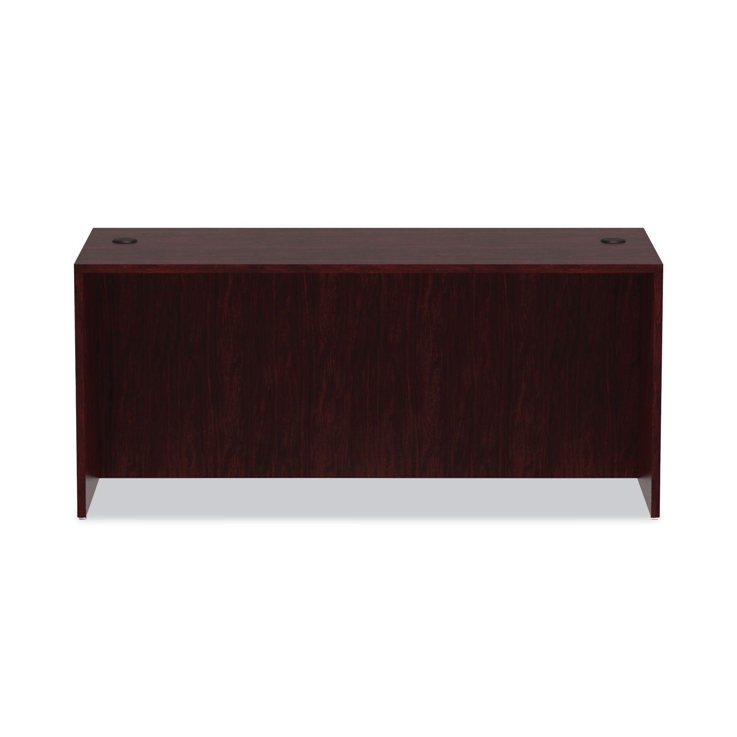 Alera Valencia Series Straight Front Desk Shell, 65" x 29.5" x 29.63", Mahogany