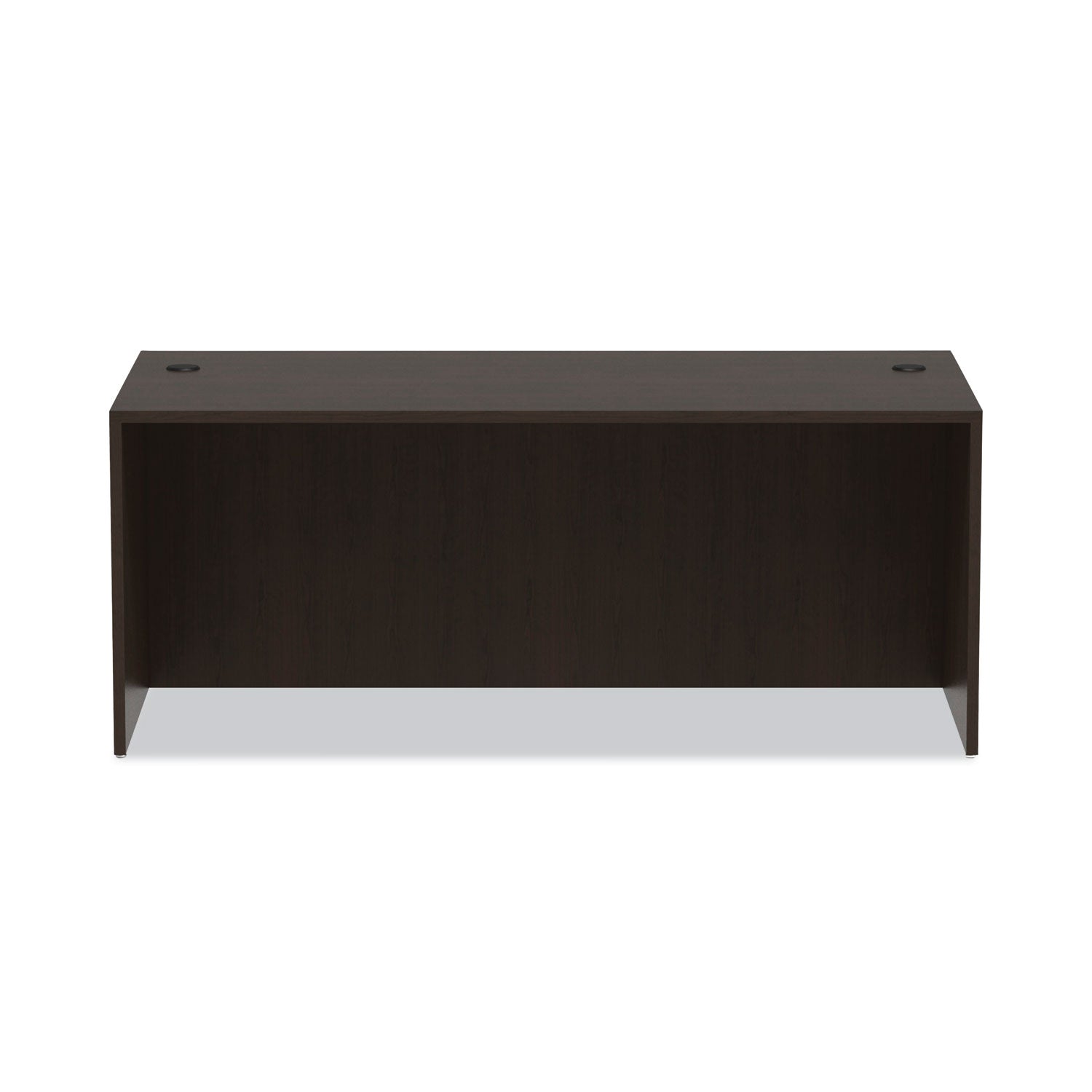 Alera Valencia Series Straight Front Desk Shell, 71" x 35.5" x 29.63", Espresso