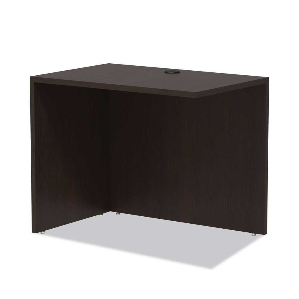 Alera Valencia Series Reversible Return/Bridge Shell, 35w x 23.63d x 29.5h, Espresso