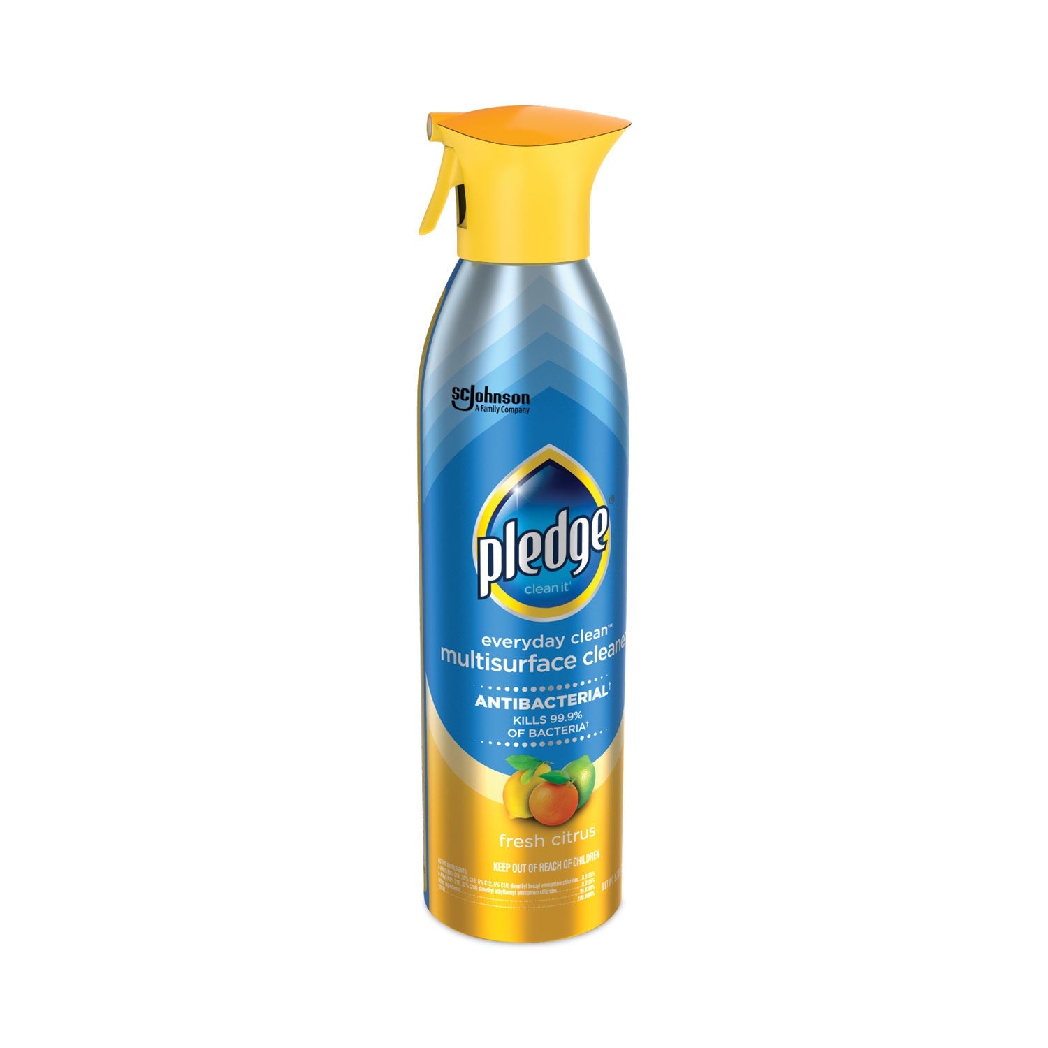 Pledge Multi Surface Antibacterial Everyday Cleaner, 9.7 oz Aerosol Spray