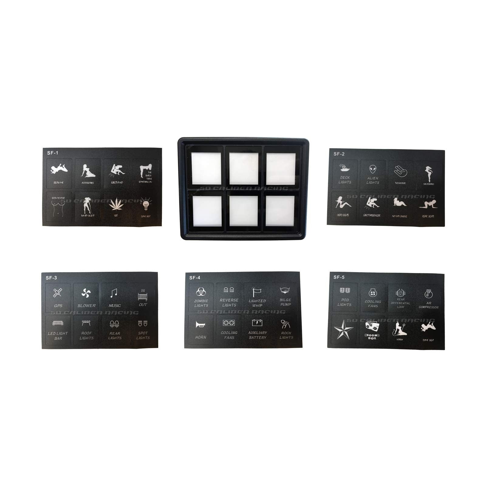 Slim Mount 6 Switch Touch Panel