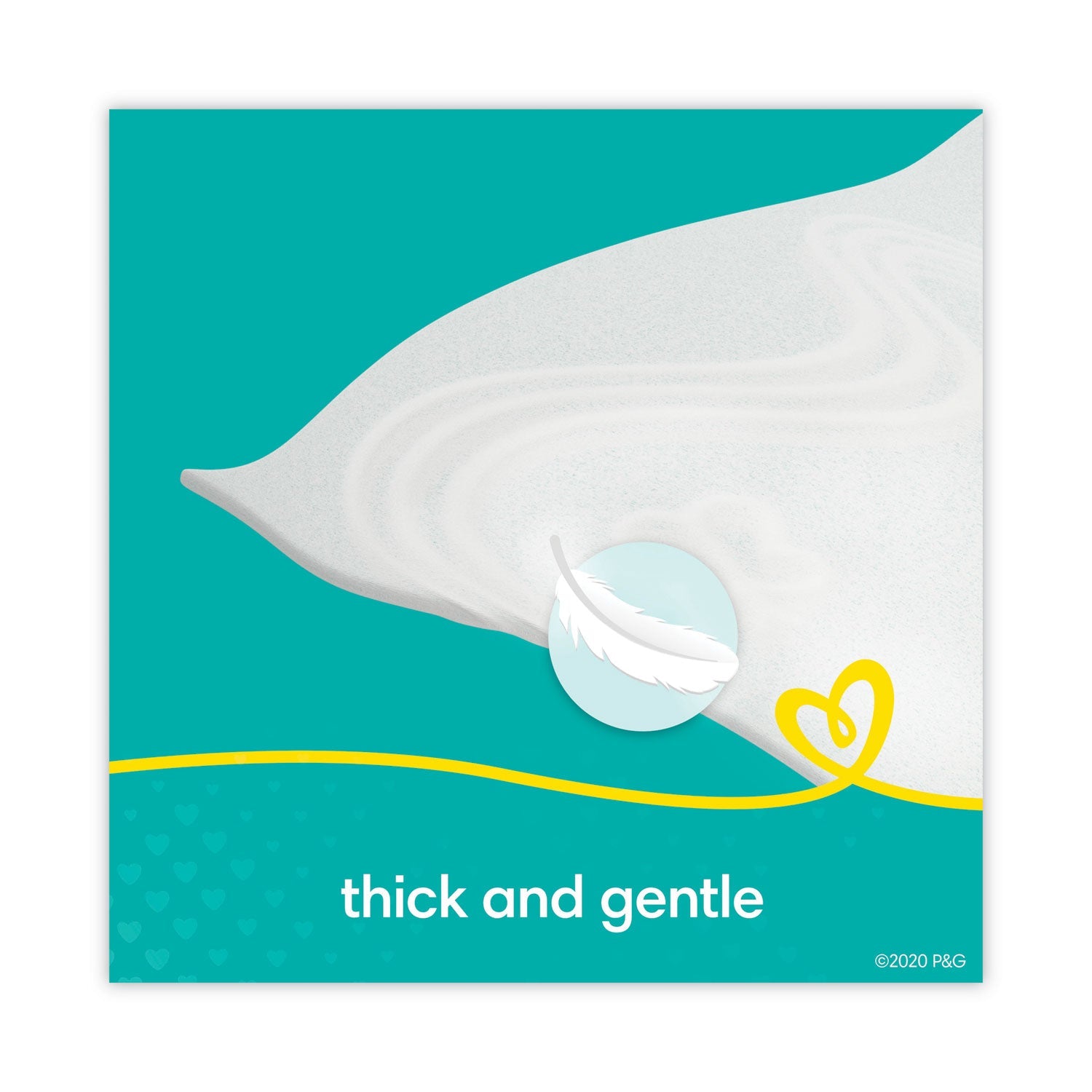 Pampers Sensitive Baby Wipes, 6.8 x 7,  Unscented, White, 56/Pack