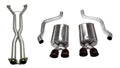 Corsa Performance 2.5" Cat-Back Dual Rear Exit With Twin 3.5" Black Tips