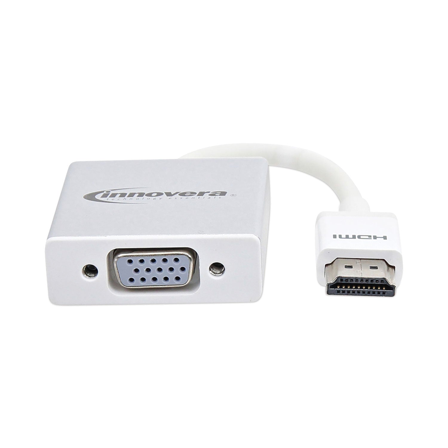 Innovera HDMI to SVGA Adapter, 6", White