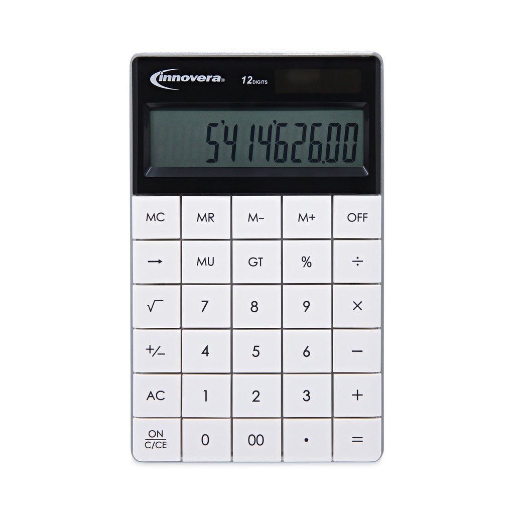 Innovera 15973 Large Button Calculator, 12-Digit LCD