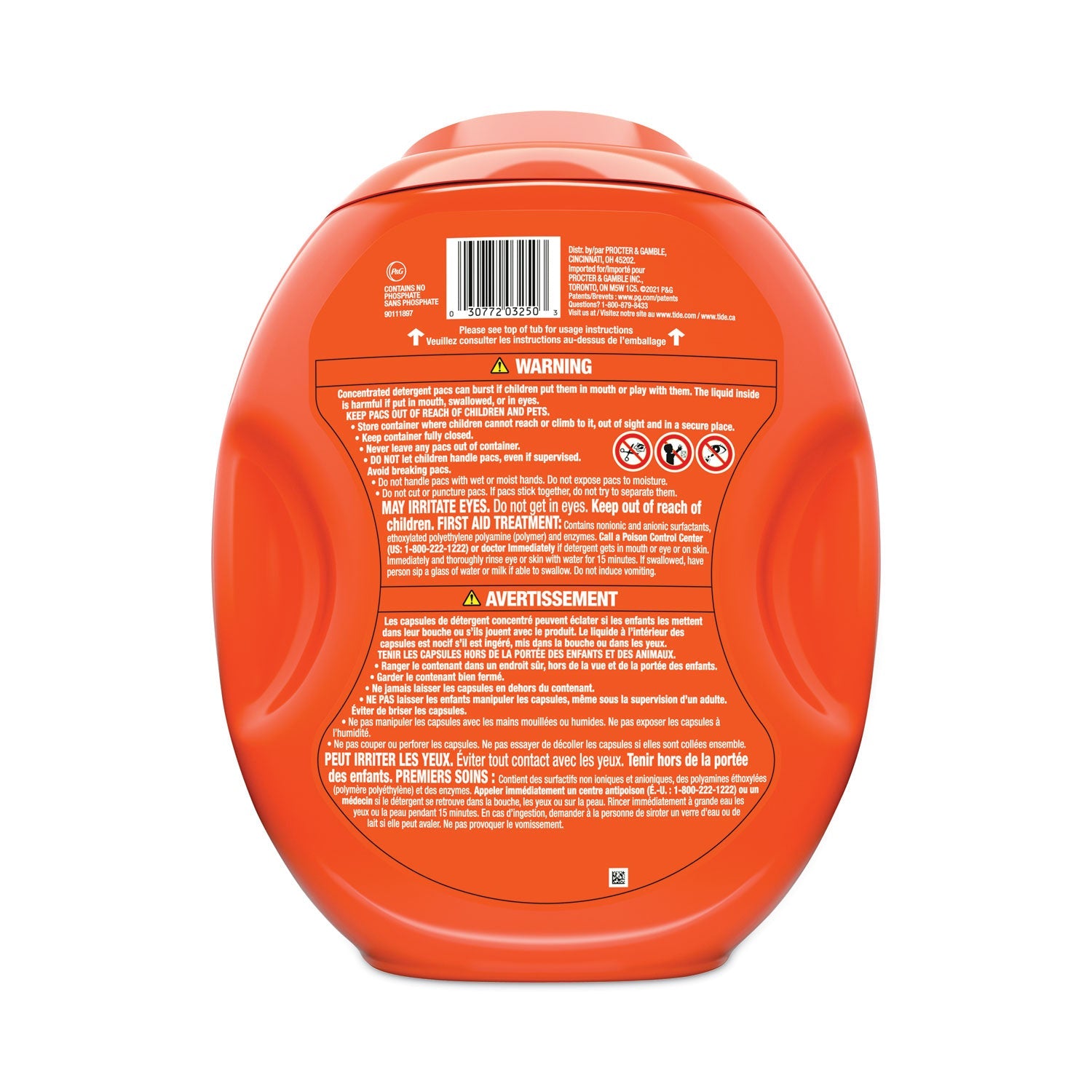 Tide Pods, Spring Meadow, 112 Pods/Tub, 4 Tubs/Carton