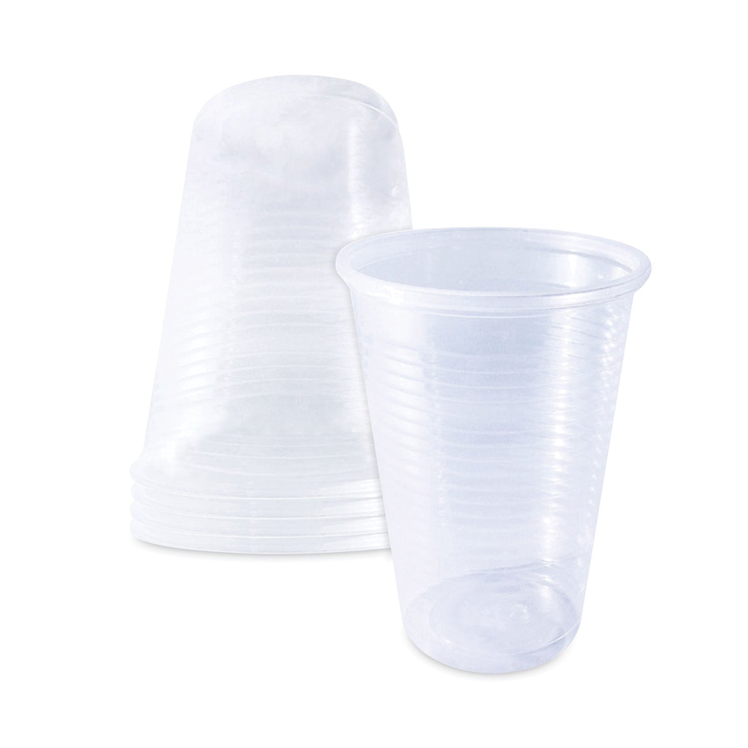 SupplyCaddy Translucent Cold Cups, 9 oz, Clear, 2,000/Carton