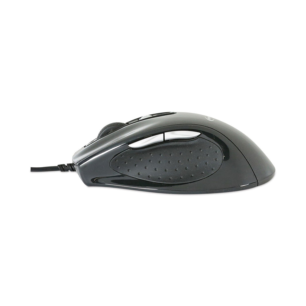 Innovera Full-Size Wired Optical Mouse, USB 2.0, Right Hand Use, Black