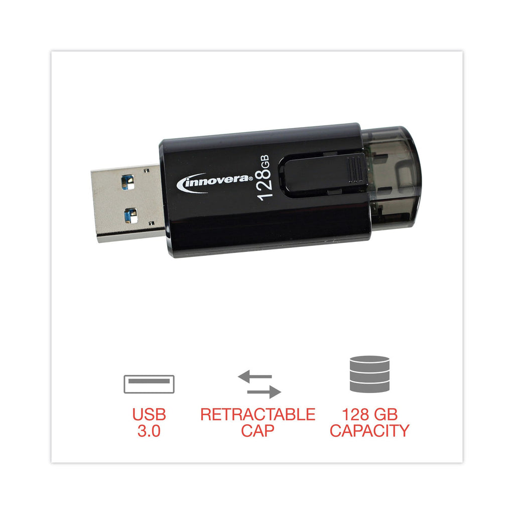 Innovera USB 3.0 Flash Drive, 128 GB
