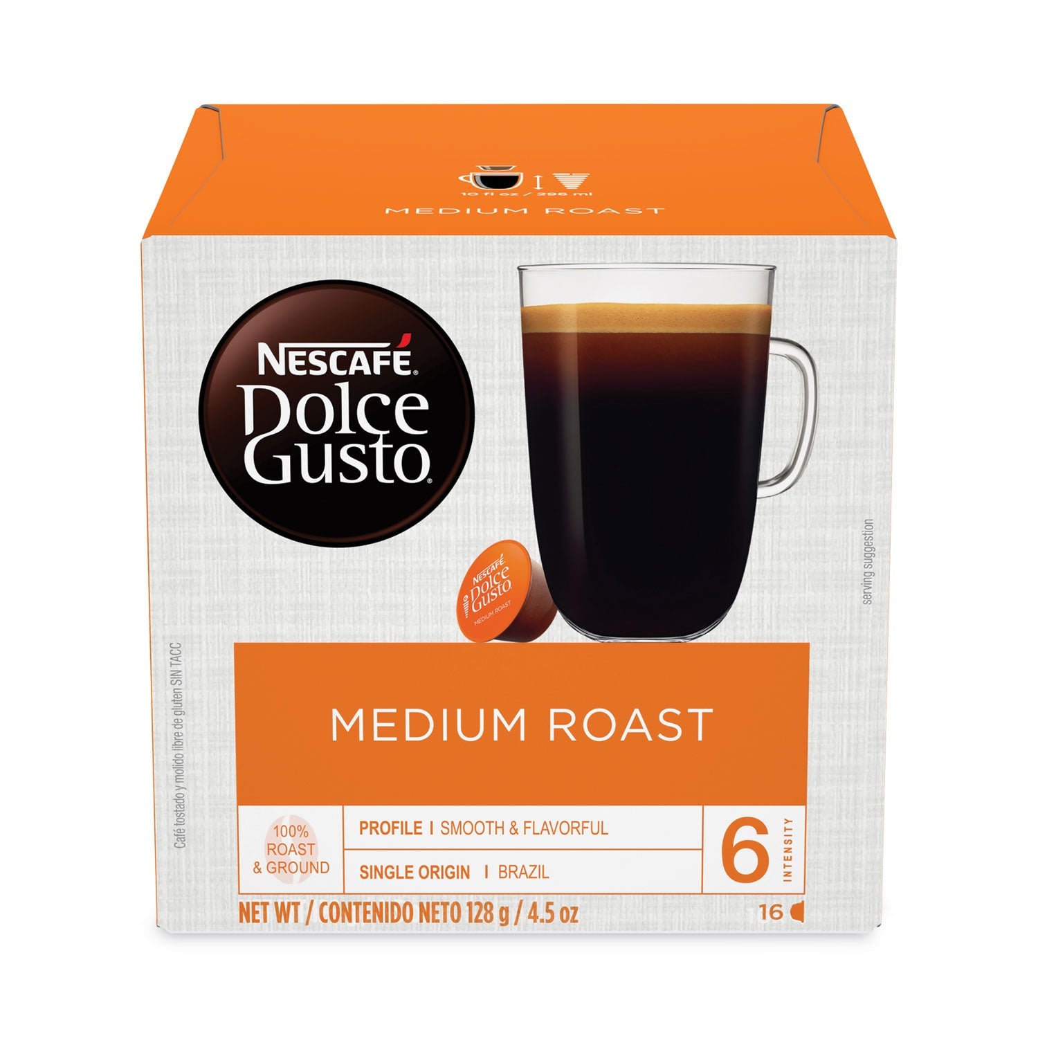 NESCAFÉ Capsules, Medium Roast, 48/Carton