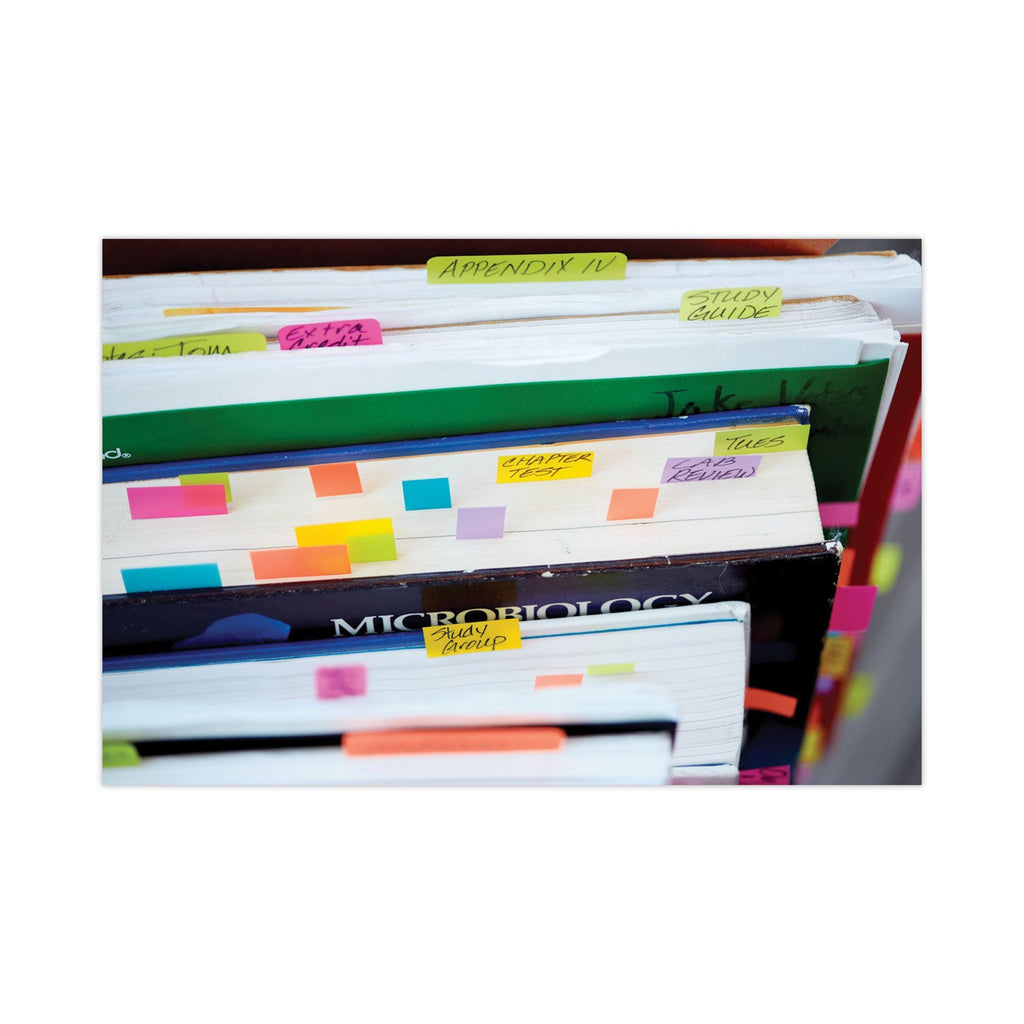 Post-it Standard Page Flags in Dispenser, Green, 100 Flags/Dispenser