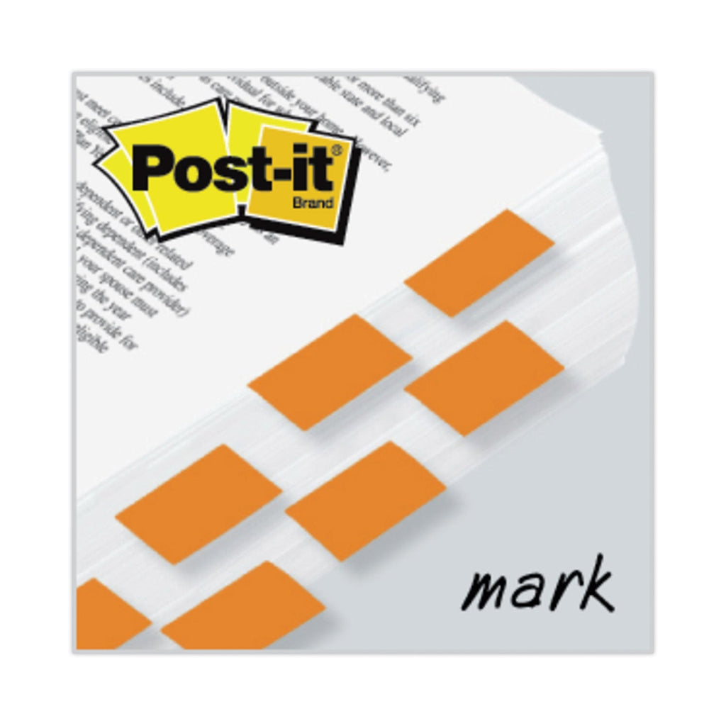 Post-it Standard Page Flags in Dispenser, Orange, 50 Flags/Dispenser, 2 Dispensers/Pack