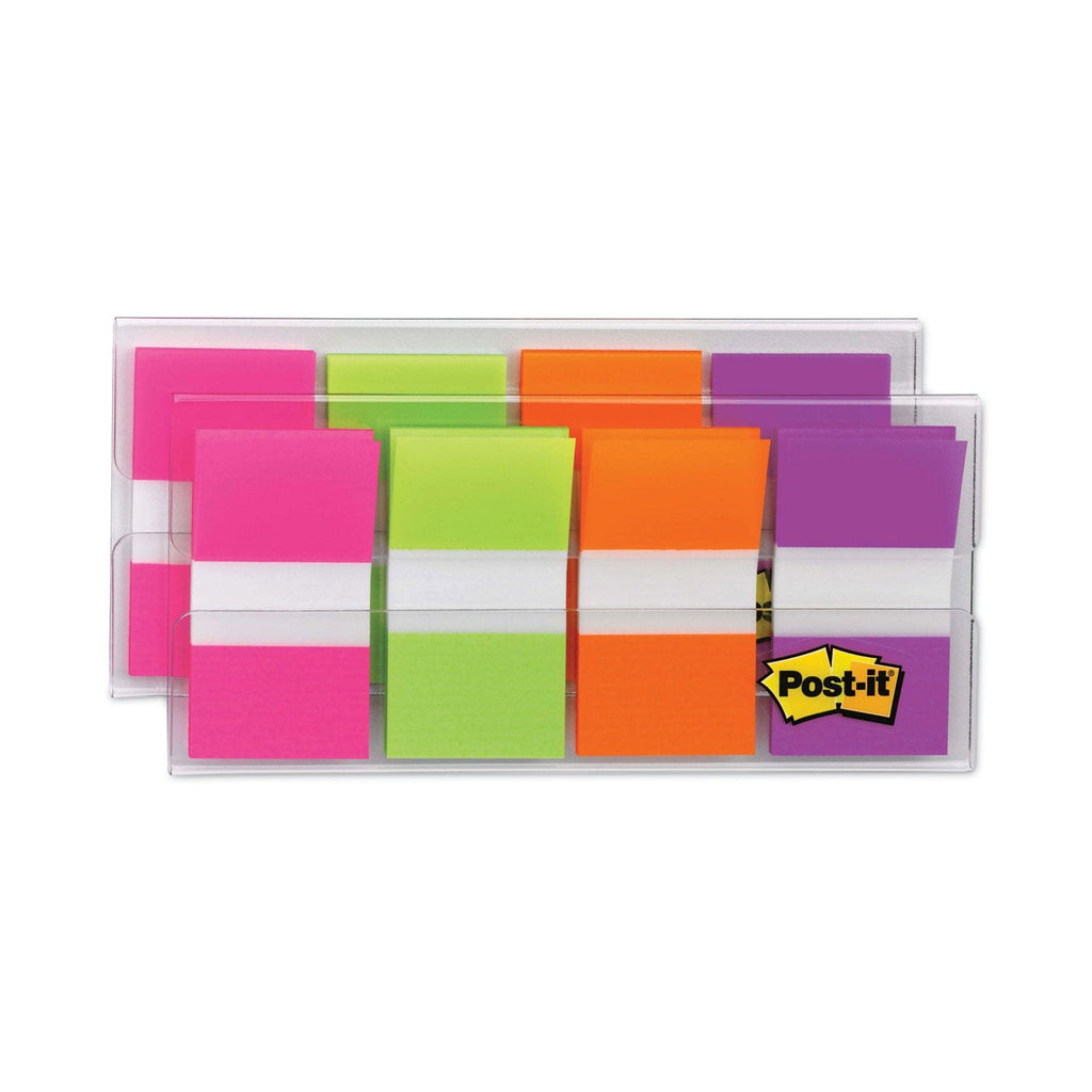 Post-it Page Flags in Portable Dispenser, Bright, 160 Flags/Dispenser