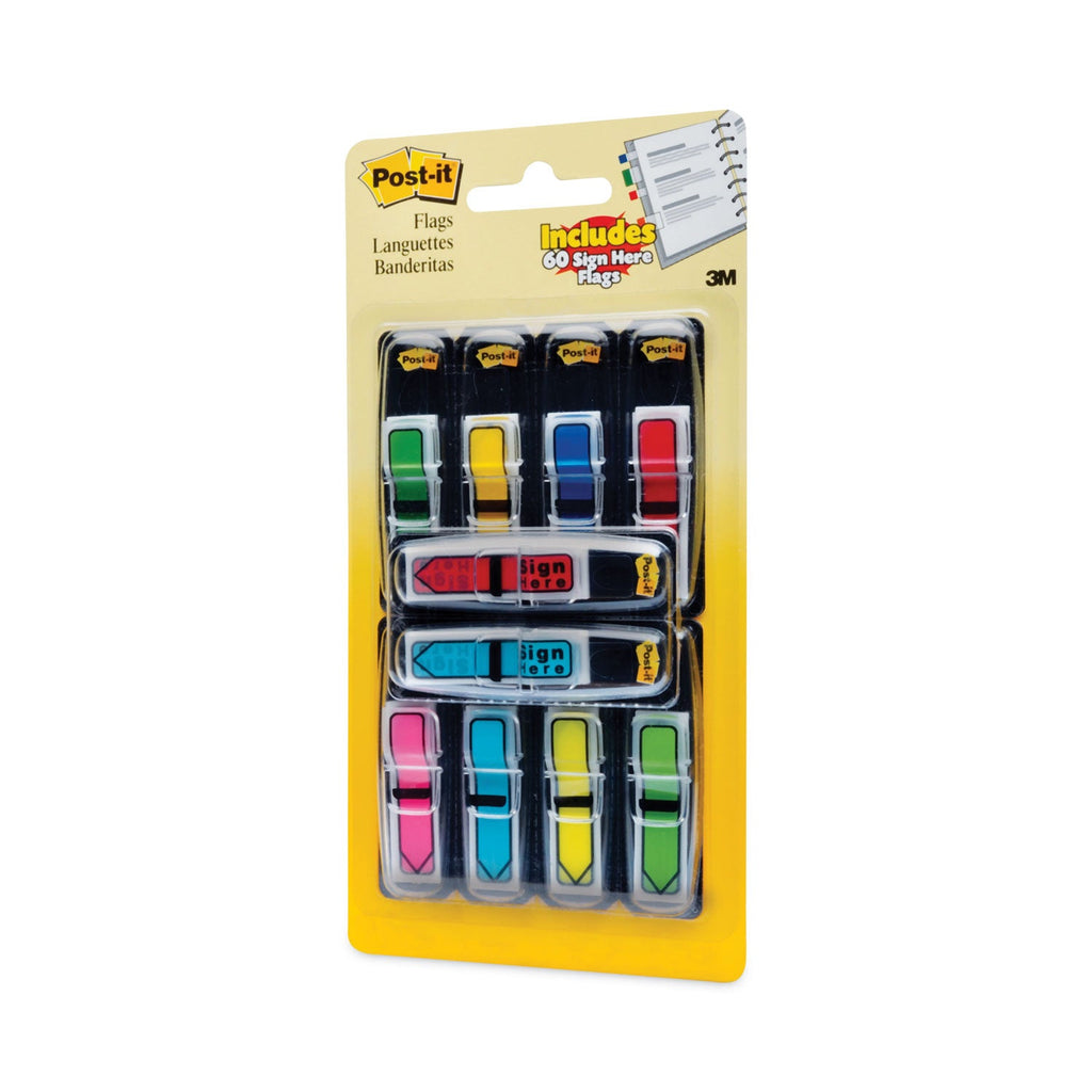 Post-it Arrow 0.5" Page Flags, Assorted Primary/Brights, 252/Pack