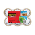 Scotch Greener Commercial Grade Packaging Tape, 3" Core, 1.88" x 49.2 yds, Clear, 6/Pack