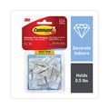 Command Clear Hooks and Strips, Plastic/Wire, Small, 9 Hooks with 12 Adhesive Strips per Pack