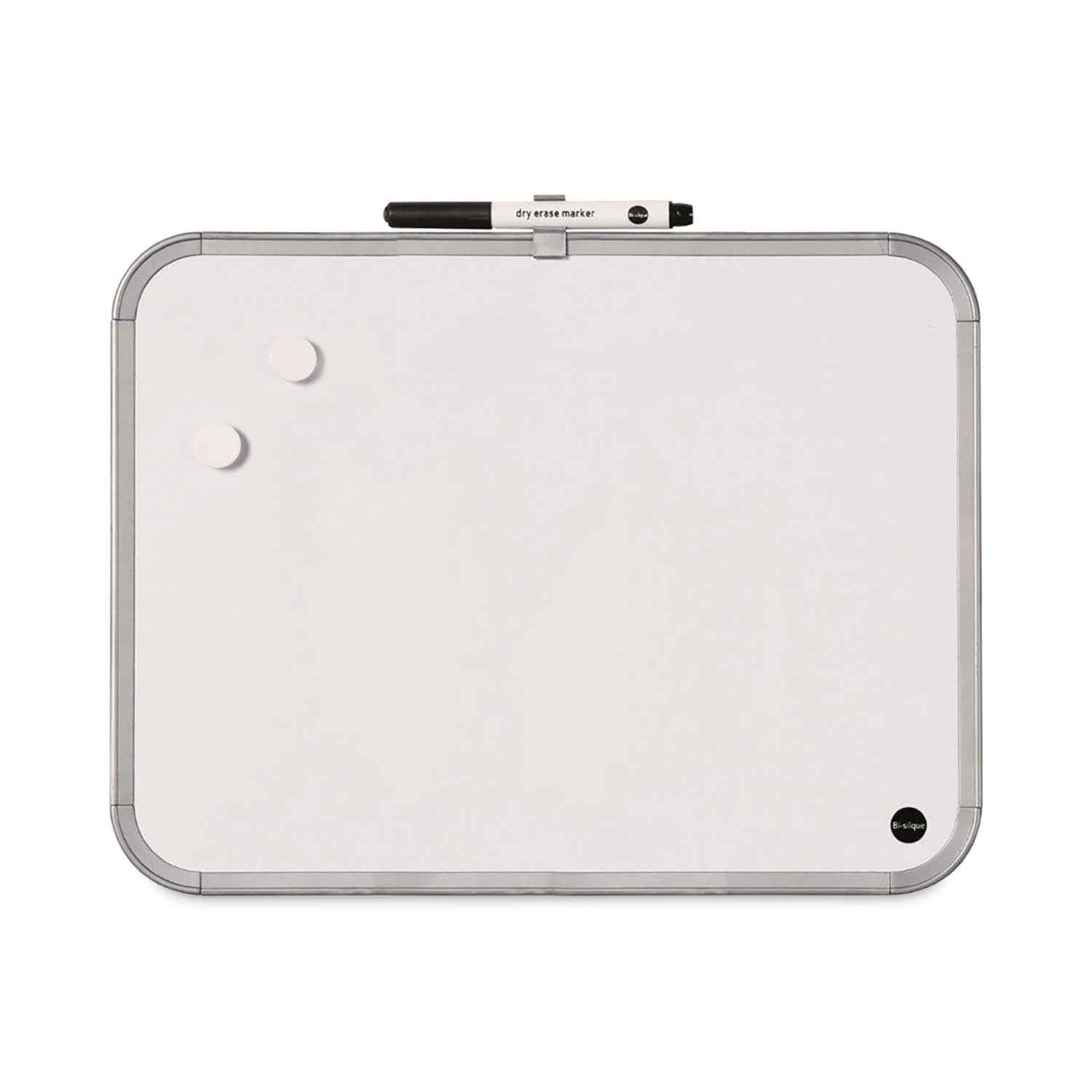 MasterVision Magnetic Dry Erase Board, 11 x 14, White Plastic Frame