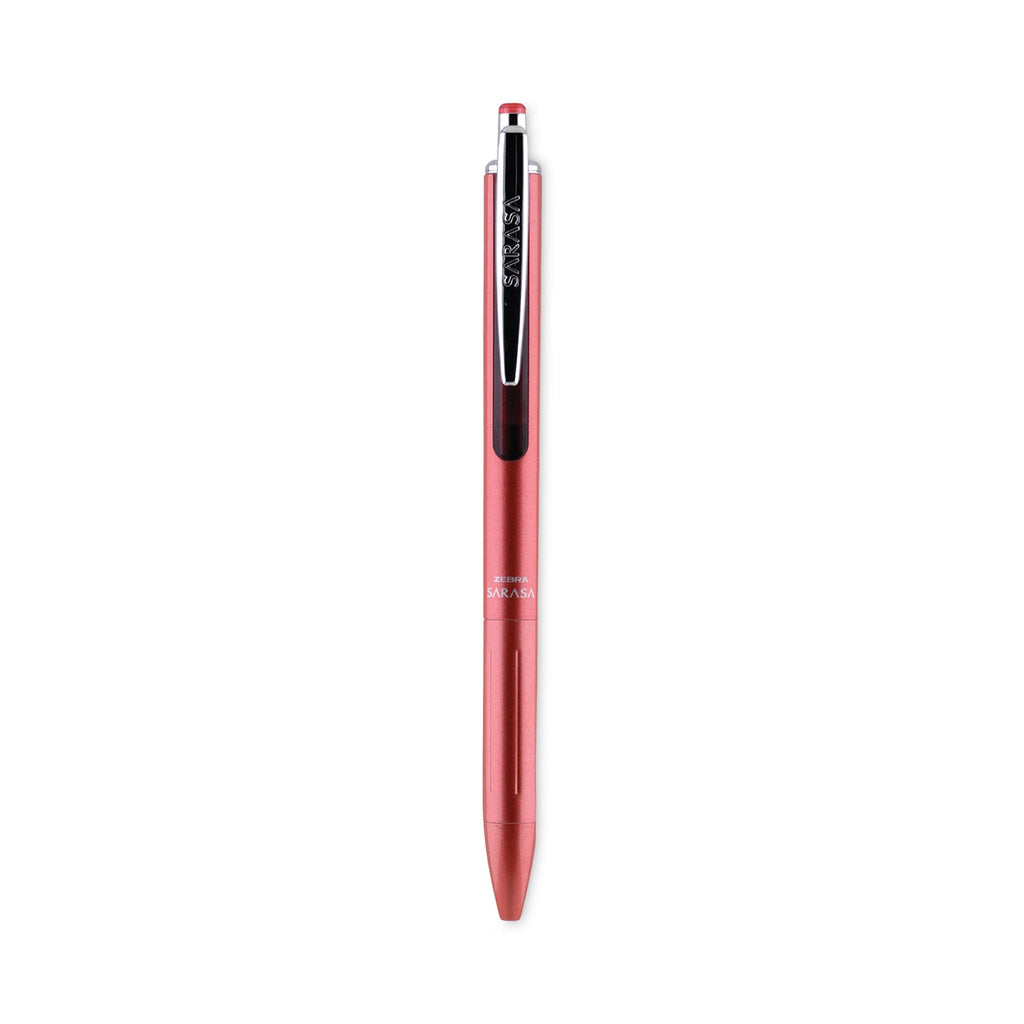 Pentel EnerGel RTX Gel Pen, Retractable, Medium 0.7 mm, Black Ink, Red/White/Blue Barrel, 5/Pack