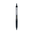 Pilot Precise V10RT Roller Ball Pen, Retractable, Bold 1 mm, Black Ink, Black Barrel, Dozen