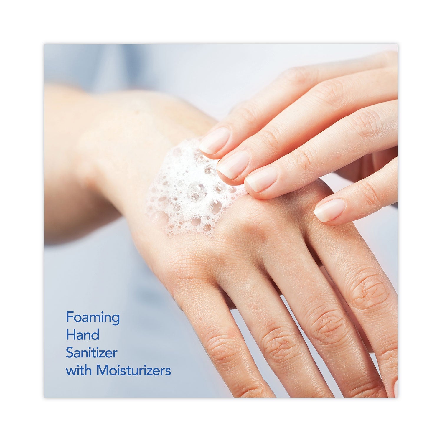 Scott Essential Alcohol-Free Foam Hand Sanitizer, 1,200 mL, Unscented, 2/Carton