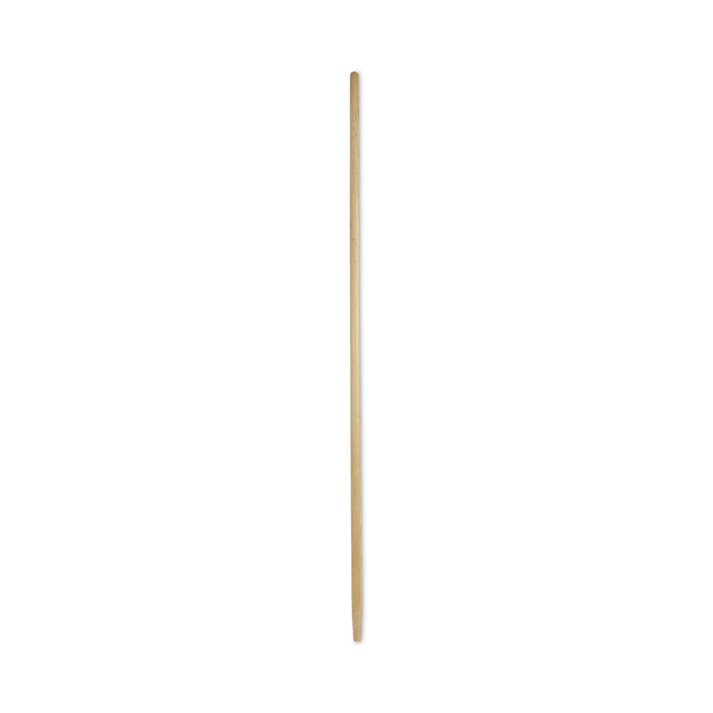 Boardwalk Tapered End Broom Handle, Lacquered Pine, 1.13" dia x 60", Natural