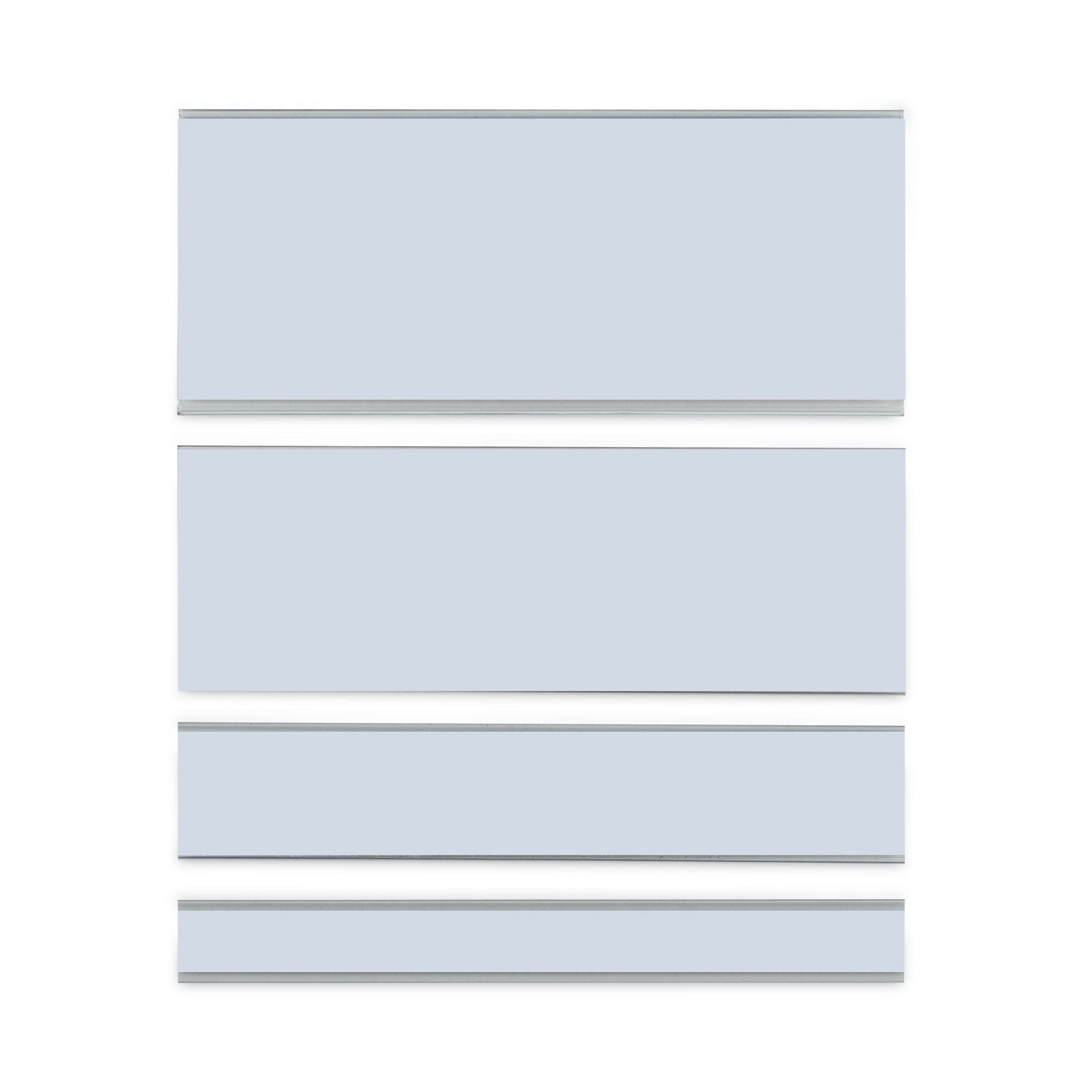 C-Line Clear Magnetic Label Holders, Side Load, 6 x 2, 10/Pack